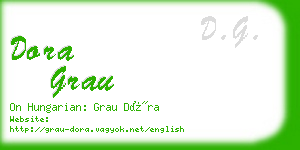 dora grau business card